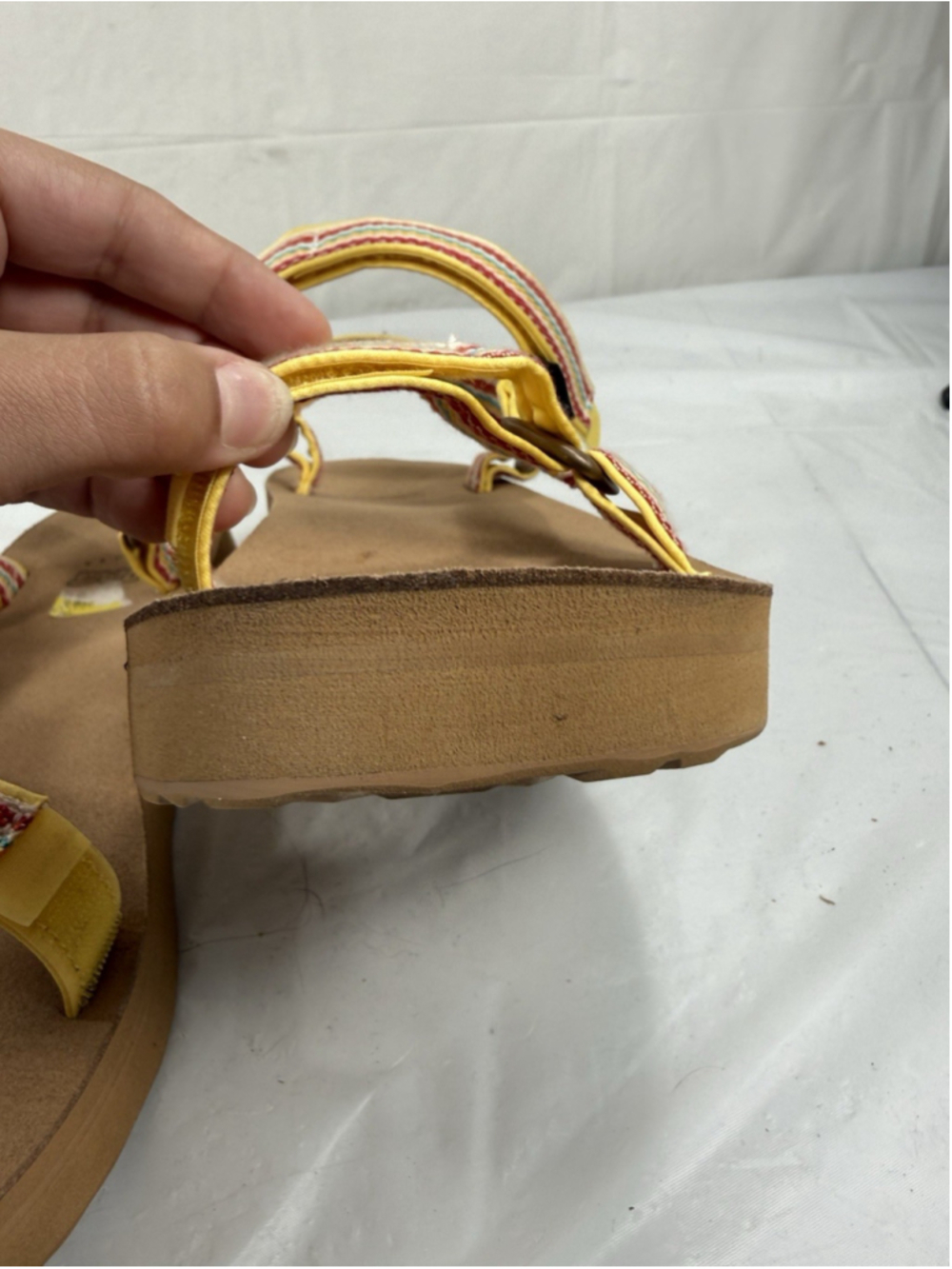 Teva Midform Universal Woven Sandals Coconut/Tanzine Women's Size 9 Medium - Picture 14 of 16